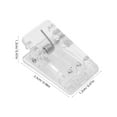 thumbnail image 2 of FESTFENDS Small Clips for Hanging Wall Tapestry Clips Transparent ABS 50Pcs, 2 of 8