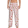 thumbnail image 2 of Goofa Hand Drawn Strawberry Printed Soft Pajama Pants for Men, Wide Leg Comfy Casual Lounge Yoga Pants-Large, 2 of 9