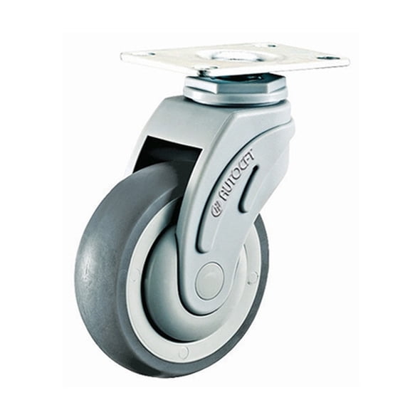 Carrymaster ACMC-102SF Light-Duty Swivel Flange Medical Plastic Caster