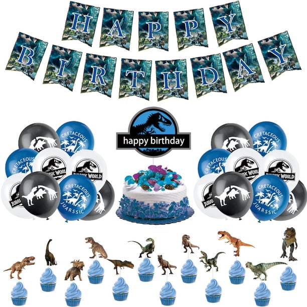 Kit de globos para fiesta de cumpleaños de Jurassics World, 31 unidades