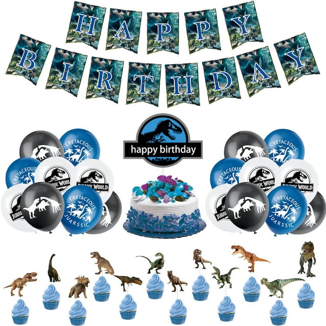 Kit de globos para fiesta de cumpleaños de Jurassics World, 31 unidades