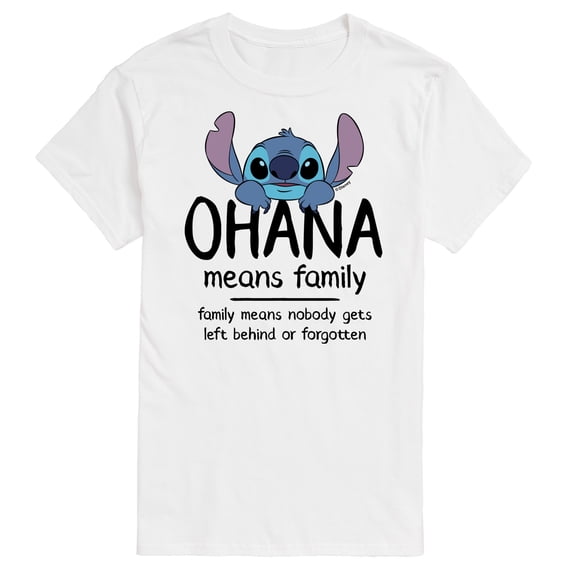 Lilo & Stitch - Ohana Means Family - Men's Short Sleeve Graphic T-Shirt