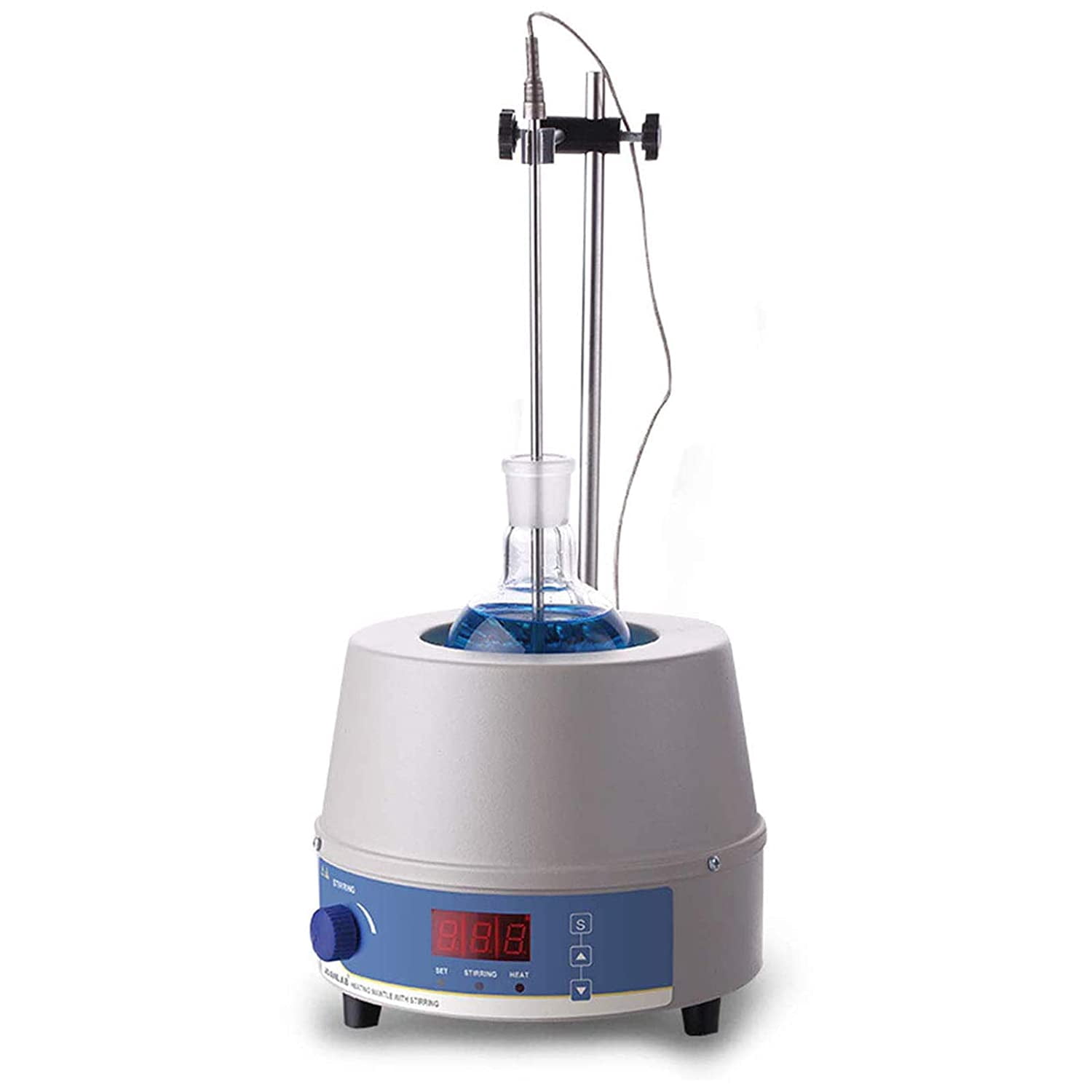 PreAsion Electric Stirring Digital Display Thermostatic Heating Sleeve Magnetic Stirrer Heating Mantle Heating Mantle Kit 220V