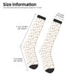 thumbnail image 5 of Fotbe Dachshund Dog Puppy print Women's Men's Novelty Crew Socks Cotton Socks Knee High Socks for Walking,Running,Nurses,Pregnancy, 5 of 9