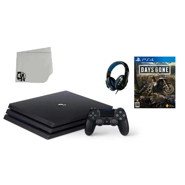 Sony PlayStation 4 PRO 1TB Gaming Console Black with Days Gone BOLT AXTION Bundle Used