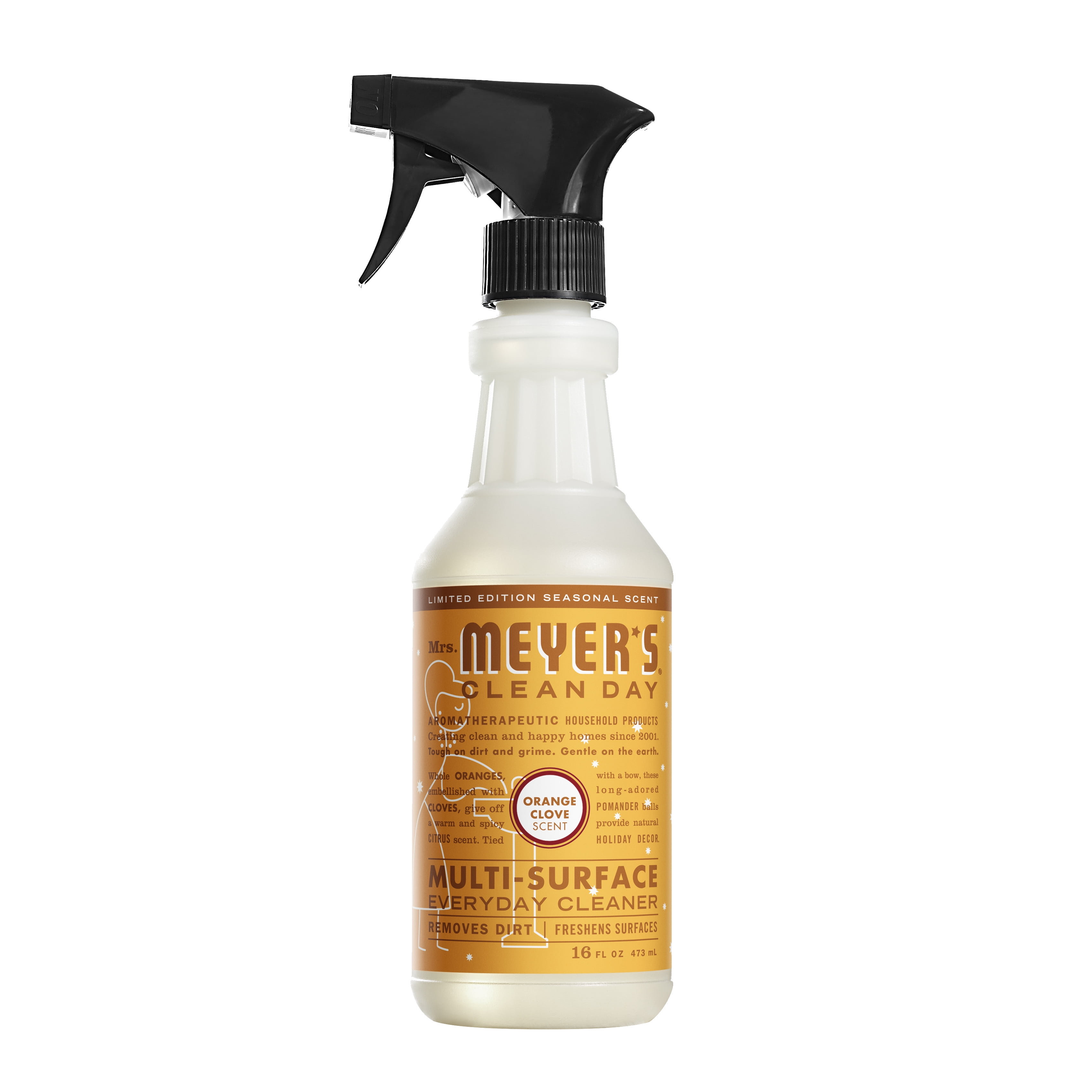 Mrs. Meyer's Clean Day MultiSurface Everyday Cleaner, Orange Clove, 16