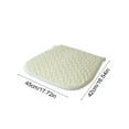 thumbnail image 2 of 16.54*17.72 Inch Pure Chair Cushion,D-Shape Comfortable Dining Chair Pad,Slip Resistant Kitchen Chair Seat Cushion, 2 of 8