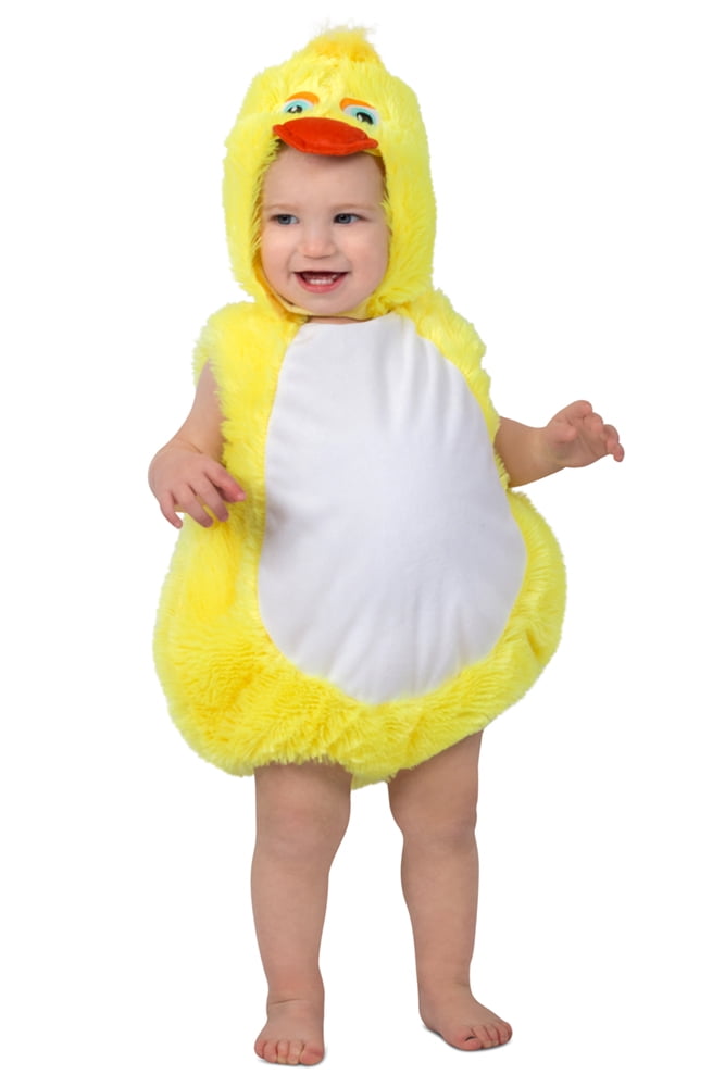 Yellow Ducky Bird Duck Farm Animal Fancy Dress Halloween Toddler Child Costume 
