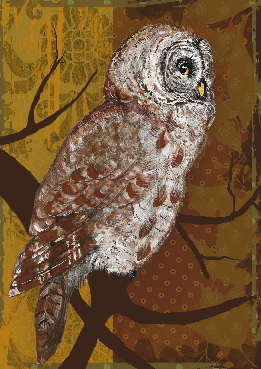 Flip-it Welcome Owl Large 28 X 40 House Yard Porch Decorative Fall Art Flag for sale online 