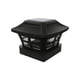 thumbnail image 2 of Luces solares para postes de exterior, para cercas, para decoración de patios y jardines, iluminación blanca y negra., 2 of 7