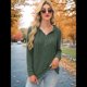 thumbnail image 4 of Suéteres de Mujer, Sudaderas con Capucha de Larga de Otoño, Sudaderas para Mujer, Ropa Informal Holgada de Moda Verde S, 4 of 7