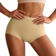 thumbnail image 2 of Chbgutlmr Briefs for Women High Waist Full Coverage Panties Stretch Comfy Solid Color Breathable Underwear, 2 of 5