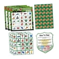 thumbnail image 2 of 24 tarjetas de juego de Bingo de fútbol, ​​juego de vacaciones, suministros para fiesta de fútbol, ​​tarjetas de Bingo de papel para compañeros de año, 2 of 9