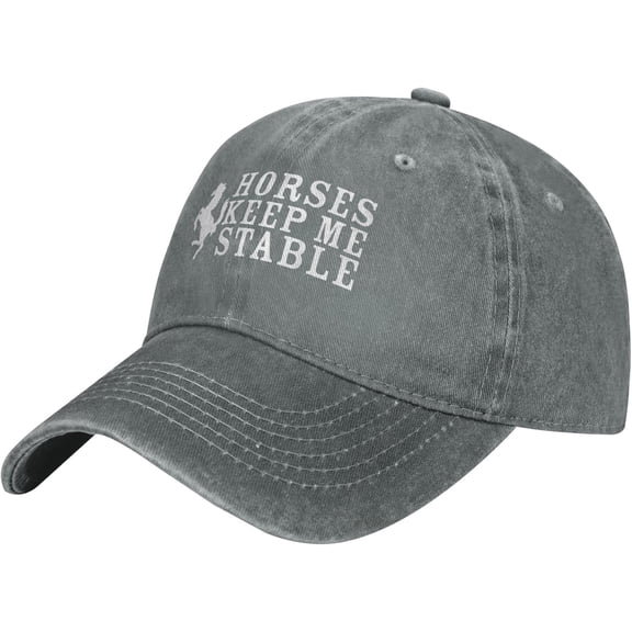 Funny Horse Hat Horses Keep Me Stable Hat Horse Lover Hat Vintage Dad Hats Baseball Cap