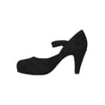 thumbnail image 3 of ZAPATILLAS TACONES LEON NEGRO DAMA MUJER GAMUZA 9654 LEON 9654, 3 of 3