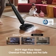 thumbnail image 3 of DREAME Aero Pro Steam Wet Dry Vacuum Mop, 28000Pa Suction, Pet Hair Friendly, 392℉ Steam Cleaning, 3.88in Ultra-Slim Design , Heated Brush Wash, Hot Air Drying, 70min Runtime,Black, 3 of 11