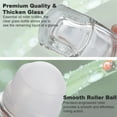 thumbnail image 3 of Tutuviw 2 Pcs Glass Empty Roller Bottles with Plastic Roller Ball, Deodorant Roll on Bottles Containers, Massage Roller Ball Bottles with Cap for Essential Oils Perfume Cosmetics (30ml), 3 of 7