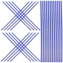 Masteelf 72Pcs Bike Spoke Skin Spoke Decoration Bike Plastic Spoke Covers Motorcycle Spoke Covers for Bike