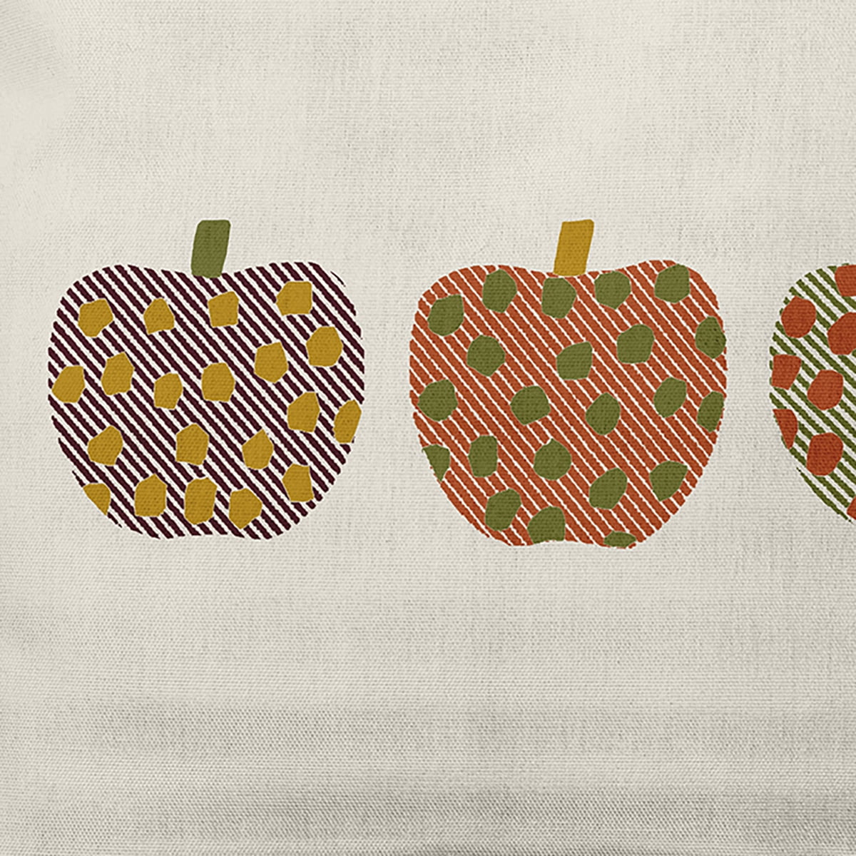 Simply Daisy 18" x 18" Apples Decorative Throw Pillow, Olive