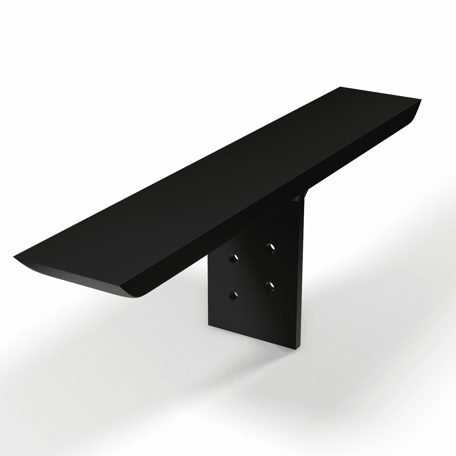 The Original Granite Bracket 18-Inch Aluminum T-Bracket Countertop Support