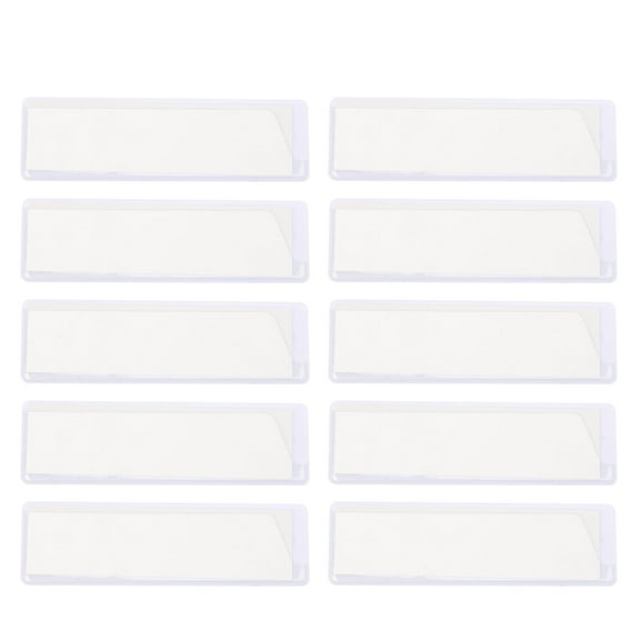 WEUVEB 10Pcs Magnetic Label Holders Card Holders for Office Use