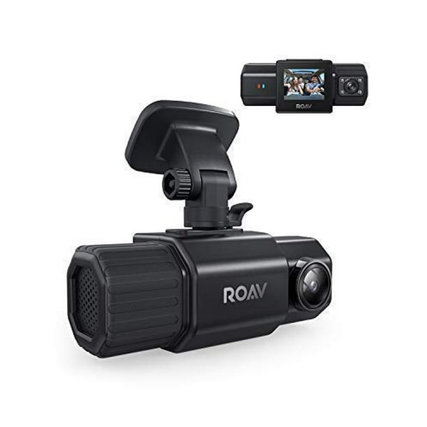 Anker Roav DashCam Duo, Dual FHD 1080p Dash Cam, Front and Interior Wide Angle Cameras, For Uber and Lyft, Supercapacitor, IR Night Vision, Dual Sony Sensors, GPS, Motion Detection (No Wi-Fi, No App) - Walmart.com - Walmart.com