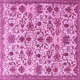thumbnail image 1 of Ahgly Company Indoor Square Persian Pink Traditional Area Rugs, 7' Square, 1 of 4
