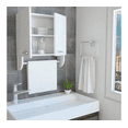 thumbnail image 2 of Gabinete de Baño Excelsior Blanco con 2 Entrepaños y Toallero Mueble Organizador de Pared, 2 of 5