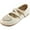 Beige, variant on Ablanczoom Girls Flats for Dress: Sandals Girl Ballet Flats Wedding Party School Shoes