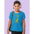 thumbnail image 2 of Yellow Giraffe T-Shirt Juniors -Image by Shutterstock,  x-Small, 2 of 4