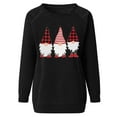 thumbnail image 4 of Fall Sweatshirts for Women Leopard Print Gnome Christmas Shirt Vintage Holiday Sweatshirt Cute Graphic Sweatshirts Women Sweaters Cheap, 4 of 5