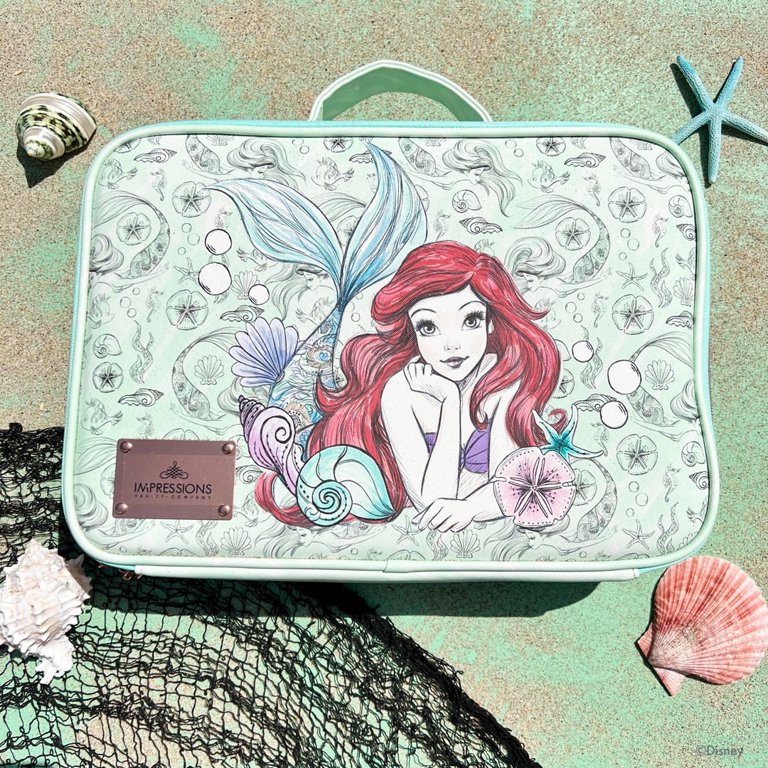 Impressions Vanity Disney Princess Ariel Makeup Bag with