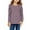 Purple, variant on Ohufall Girls Long Sleeve T-Shirts Kids Cute Solid Causal Pullover Tunic Tops Loose Comfortable Crew Neck Blouse for Teen Girls, 3-14 Years