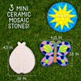 thumbnail image 3 of Mosaico Stepping Stone Creative Roots con forma de mariposa, mariquita y sol, 3 of 7