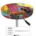 thumbnail image 4 of Vsdgher Beautiful African Woman Print Stool Covers Round,Stretch Round Stool Covers Washable Stool Cushion Slipcover Elastic Chair Covers for 12-14 Inch Chair, 4 of 7