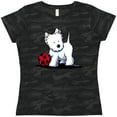 thumbnail image 3 of Inktastic Westie with Ball Women's T-Shirt, 3 of 5