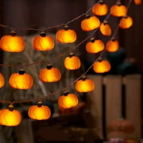 KOYPTL Thanksgiving Light String,LED Pumpkin Maple Leaf Wall Mounted Festive Light for Christmas Tree Shopping Mall Hotel Activity Scene Decorations & Dining Room Staircase Pendant Ornaments