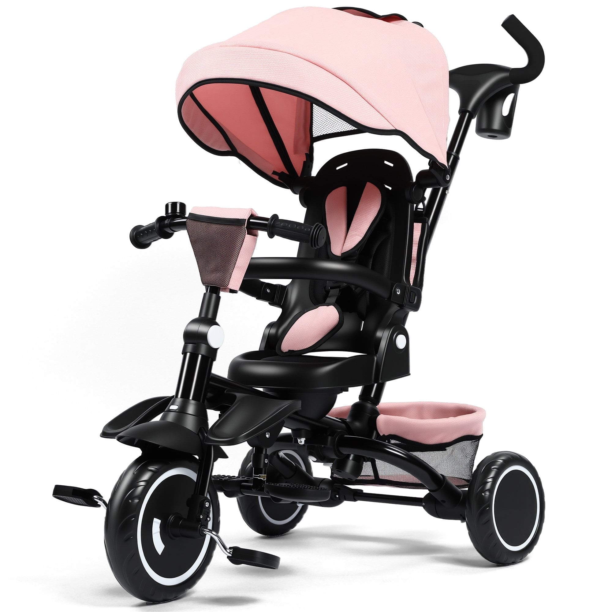 AILEEKISS 7-in-1 Kids Tricycle with Push Handle Ages 1-5 photo 1