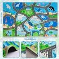 thumbnail image 2 of AKASISRUG Car Rugs for Kids Toy Cars, Non Slip Marine Animal Road Rug, Aquarium Road Map,59"X39.4",M, 2 of 8