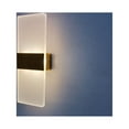 thumbnail image 3 of Labymos AC 85-265V 6W Applique Murale Moderne Lampe Acrylique LEDs Murales, 3 of 8
