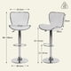 thumbnail image 4 of Set de 2 Bancos Barra HOMEMAKE FURNITURE Giratorio Altura Ajustable Color Blanco Contemporáneo, 4 of 6