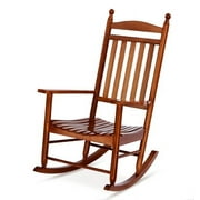 Jack-Post Hardwood High Back Rocking Chair, Natural