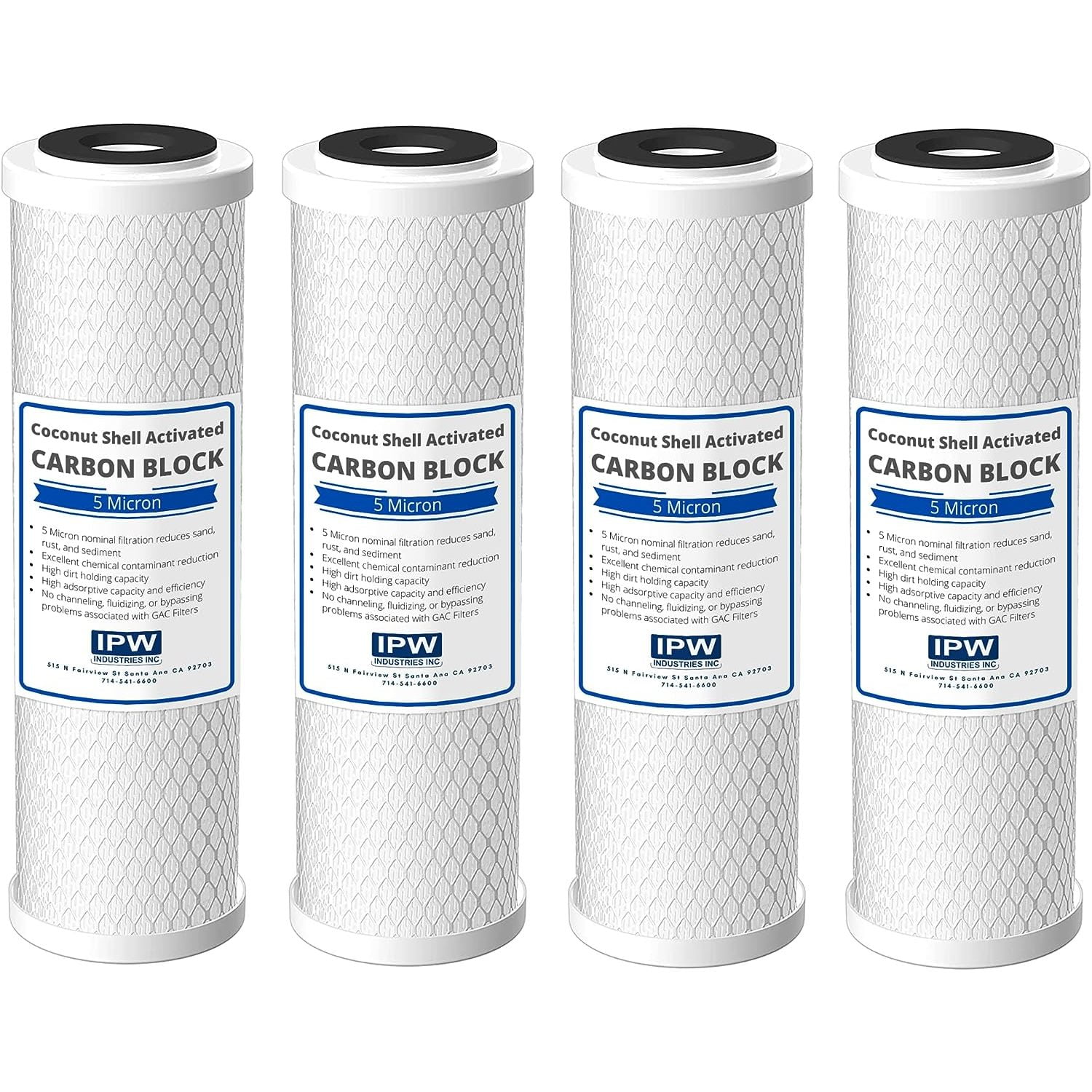 Set of 4 Compatible for Water Filter GXWH04F, GXWH20F, GXWH20S & GXRM10