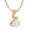 A, variant on Yoursfs White Pearl Pendant Necklace for Women Gold Rose Plated Chain Necklace Exquisite Birthday Wedding Jewelry