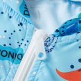 thumbnail image 5 of zuwimk Kids Boys Girls Windbreaker Jacket Toddler Baby Spring Cute Cartoon Coats Rain Jackets Hooded Zip Light Outerwear Coat(9-10 Years,Sky Blue), 5 of 9