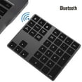 thumbnail image 1 of Teclado numérico portátil Yotijar 34 teclas digital recargable para PC tableta Negro, 1 of 9