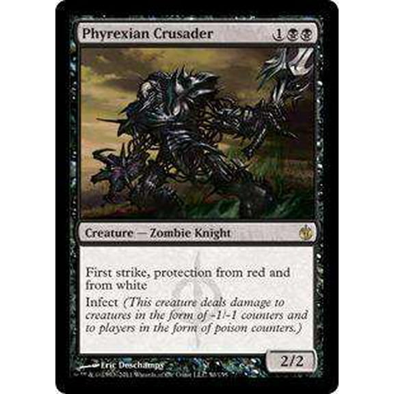 MtG Mirrodin Besieged Rare Phyrexian Crusader #50