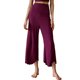 thumbnail image 3 of TaTaai Women Loose Fit Solid Color Wide Leg Cropped Yoga Pants Pilates Sports Pants High Waist Stretchy Breathable Non See-through Machine Washable Gym Casual Wear Gift, 3 of 5