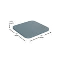 thumbnail image 5 of BizChair Poly Resin Wood Square Seat with Rounded Edges for Colorful Metal Barstools in Teal-Blue, 5 of 11