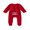 Red, variant on BemeyourBBs Newborn Christmas Baby Boy Girl Outfit Striped Romper Crew Neck Long Sleeve Footed Jumpsuit Xmas Clothes